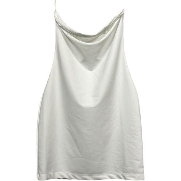 Untamed Petals Ivory Slip Dress / Size-Large - Picture 2 of 7